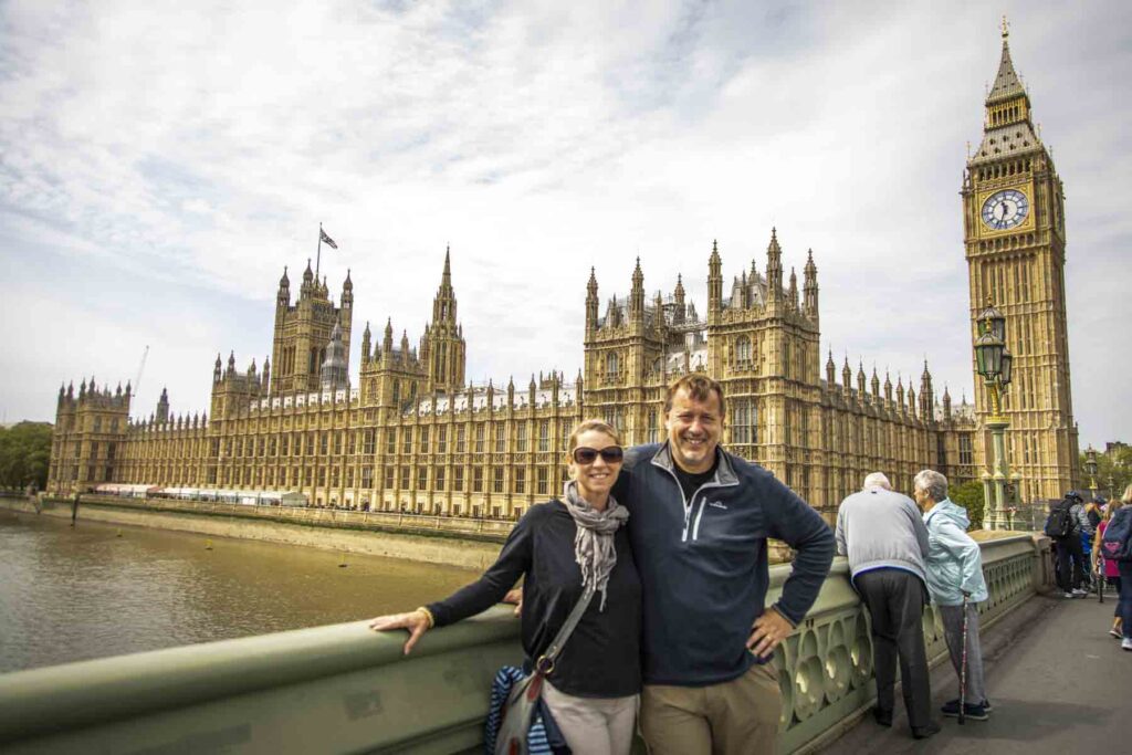 Di and Ade in London