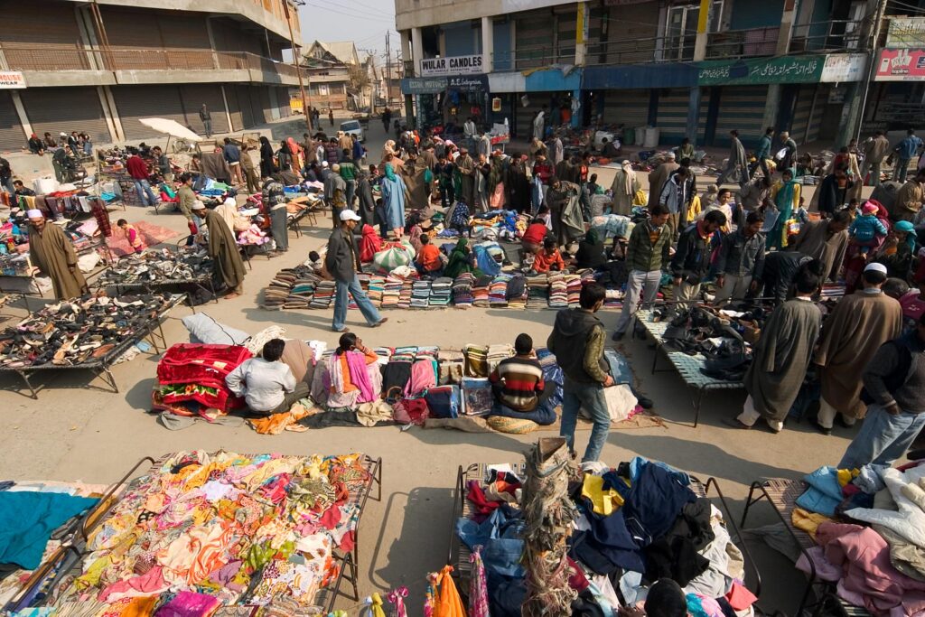 Srinigar market