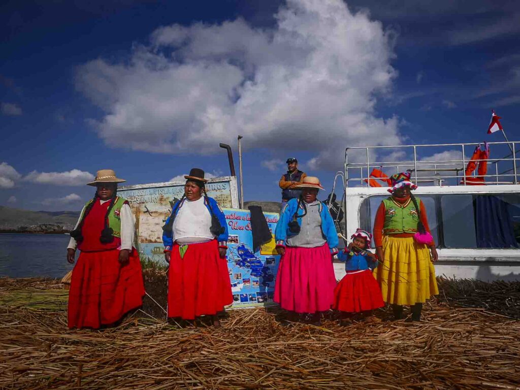 'Flowers' of Uros Island 