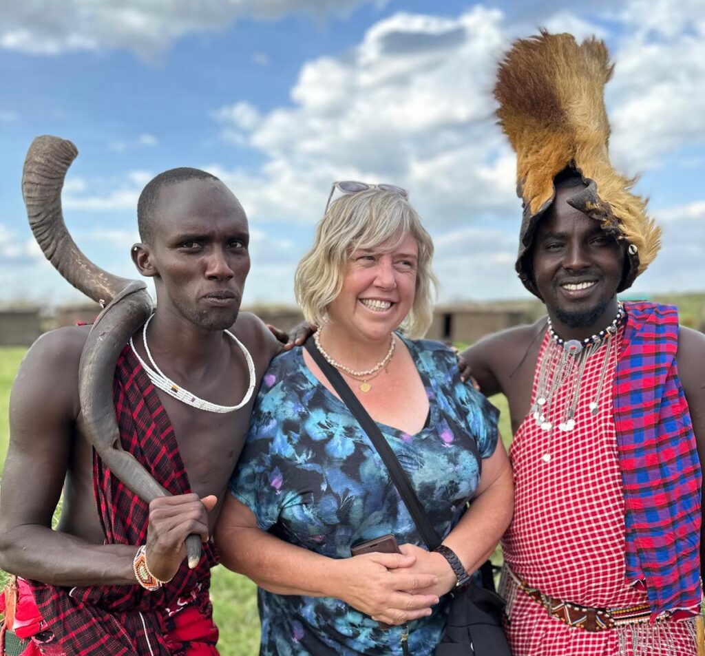 Author Julia Morgan in Kenya