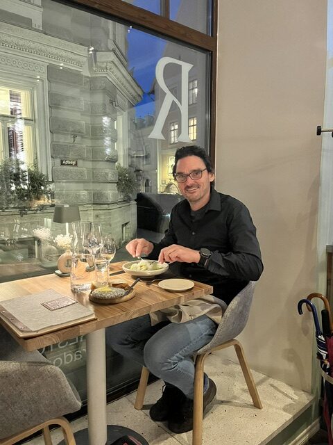 Post author Matthew Mayall in Estonia