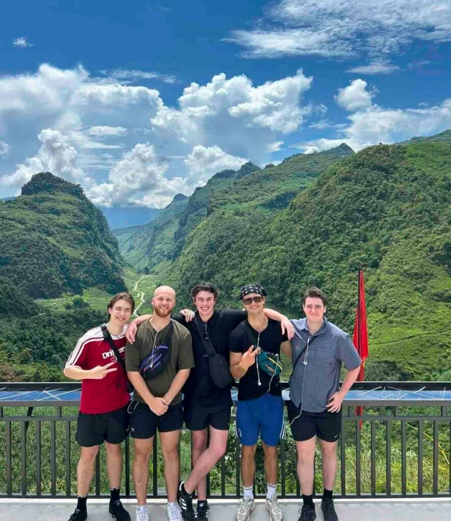 Daniel and his mates Ha Giang, Vietnam