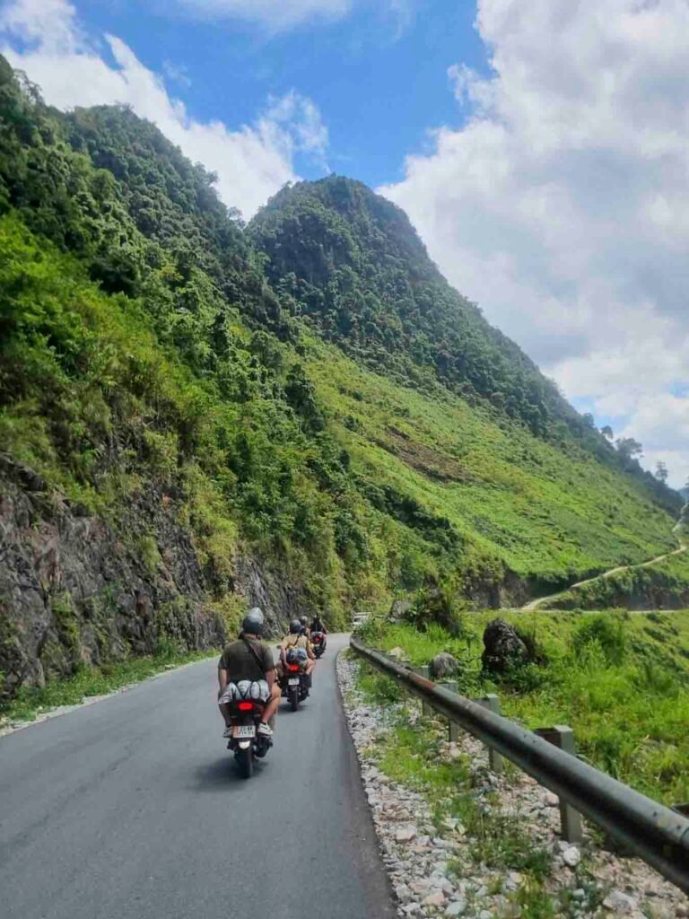 Riding through Vietnam